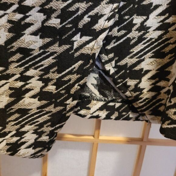 Melissa Paige Metallic Pearl Button Elastic Waist Pencil Skirt Sz S NWT - Picture 5 of 9